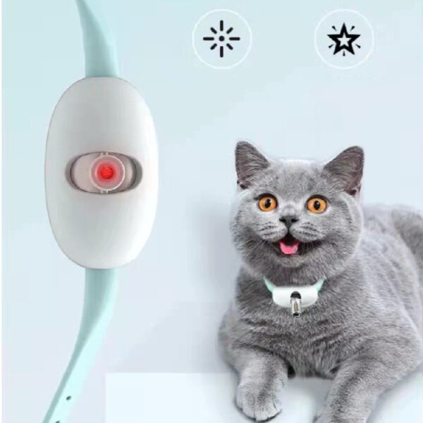 Automatic Cat Toy Smart Laser Teasing Cat Collar Electric USB Charging Kitten Amusing Toys Interactive Training Pet Items - Image 7