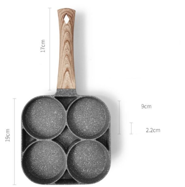 Four Hole Omelette Pan, Non-stick Pan - Image 7