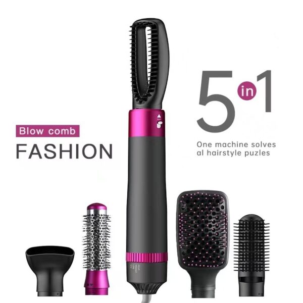 Professional 5 In 1 Hair Dryer Brush Dryer And Straightening Brush Electric Hair Styling Tool Automatic Hair Curler Beauty Supplies Gadgets - Image 8