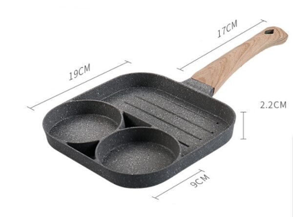 Four Hole Omelette Pan, Non-stick Pan - Image 2