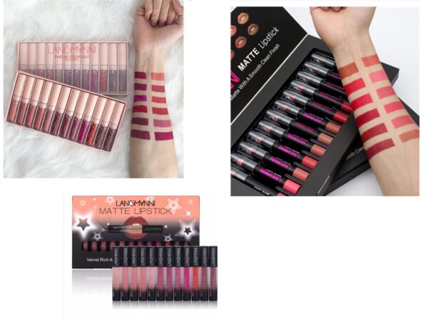 Matte Lipstick Waterproof Long-lasting Velvet Lipstick Set - Image 5